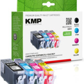 Cartridge Canon PGI-525, CLI-526 multipack, KMP - kompatybilne (Czarny+3xKolor)