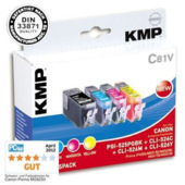 Cartridge Canon PGI-525, CLI-526 multipack, KMP - kompatybilne (Czarny+3xKolor)