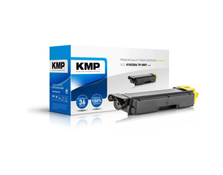 Toner Kyocera TK-580Y, KMP - kompatybilne (Żółty)