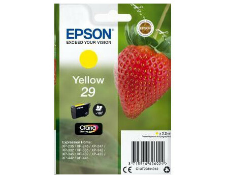 Cartridge Epson 29, C13T29844012 - oryginalny (Żółty)