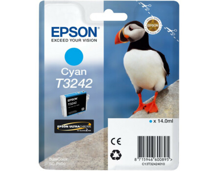 Cartridge Epson T3242, C13T32424010 - oryginalny (Cyan)