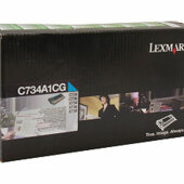 LEXMARK C734A1CG, originální (Azurový)