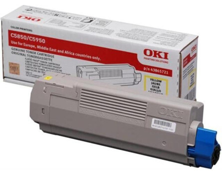 OKI 43865721 toner (Żółty)