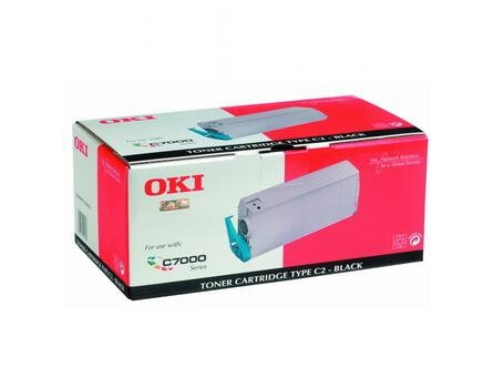 Toner OKI C7000, 7200n, DN, 7400, Typ C2, czarny, 41304212, 10000s, O