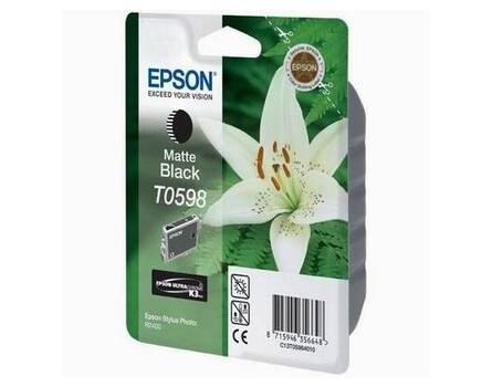 Wkład atramentowy Epson Stylus Photo R2400, C13T059840, czarny matowy, 1 * 13 ml,