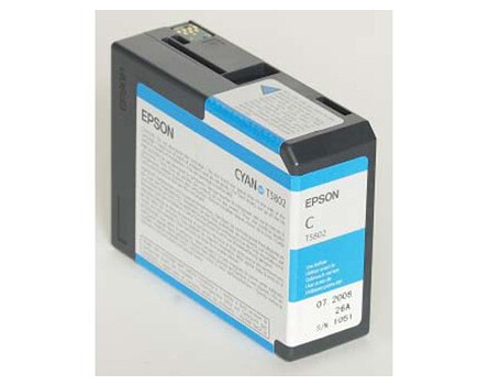 Epson T580200 Cyan (80 ml) dla Stylus Pro 3800 - Oryginalna